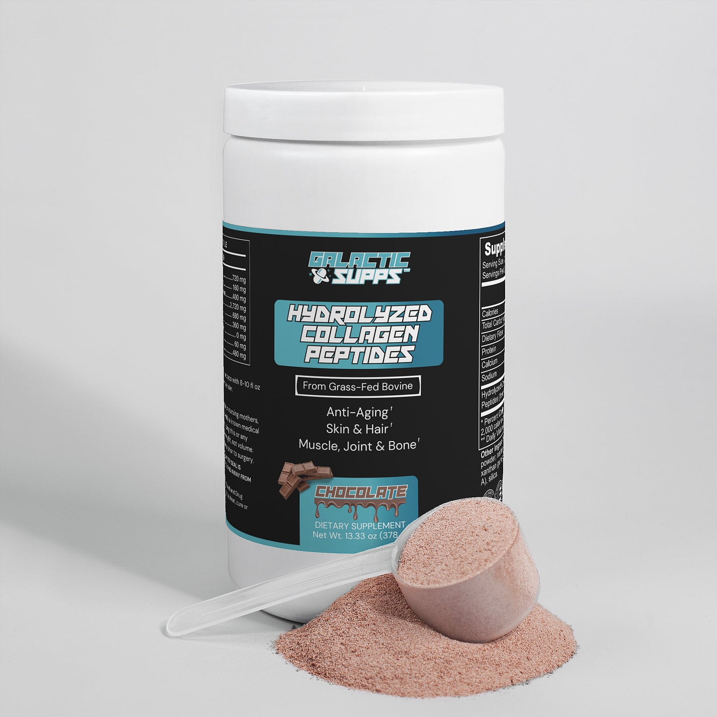 Hydrolyzed Collagen Peptides Powder (Chocolate)