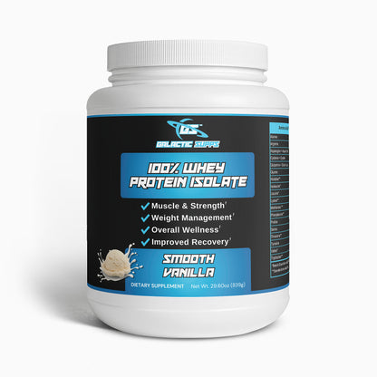 100% Whey Protein Isolate (Vanilla) - Premium Protein Powder