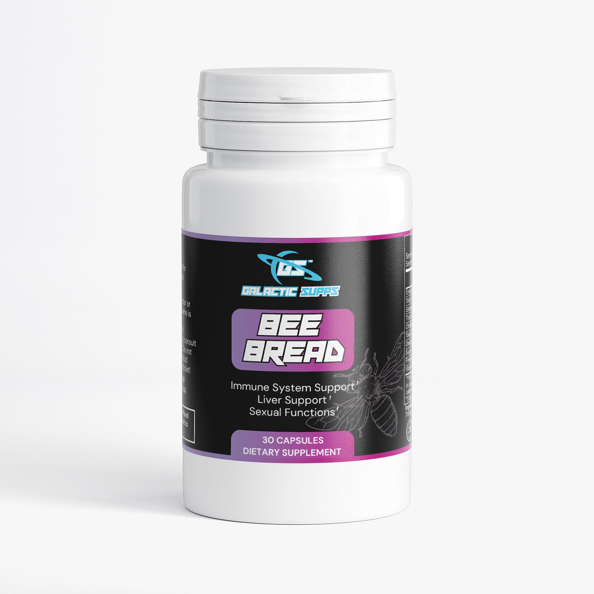 Bee Bread Capsules for Brain, Gut, Sexual, Liver, Mood, & More