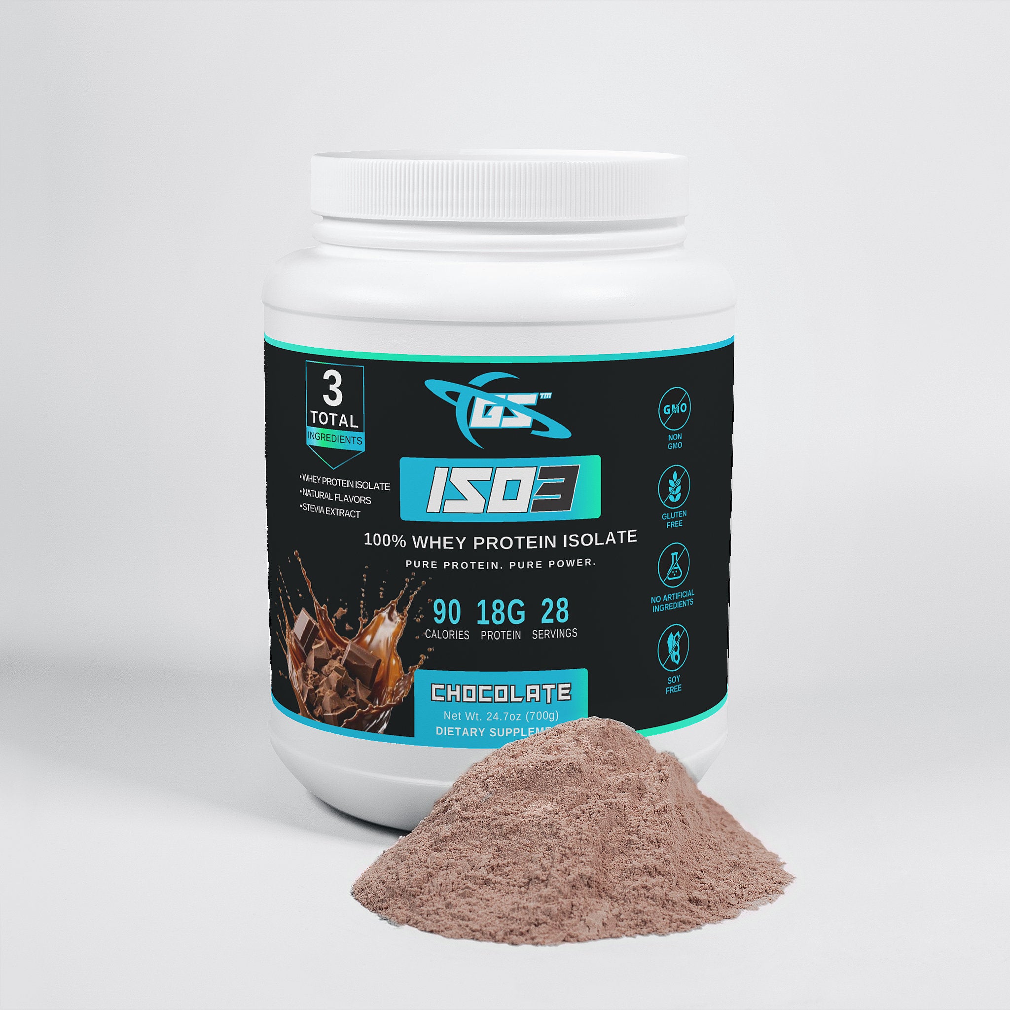 Iso3 100% Whey Protein Isolate (Chocolate)