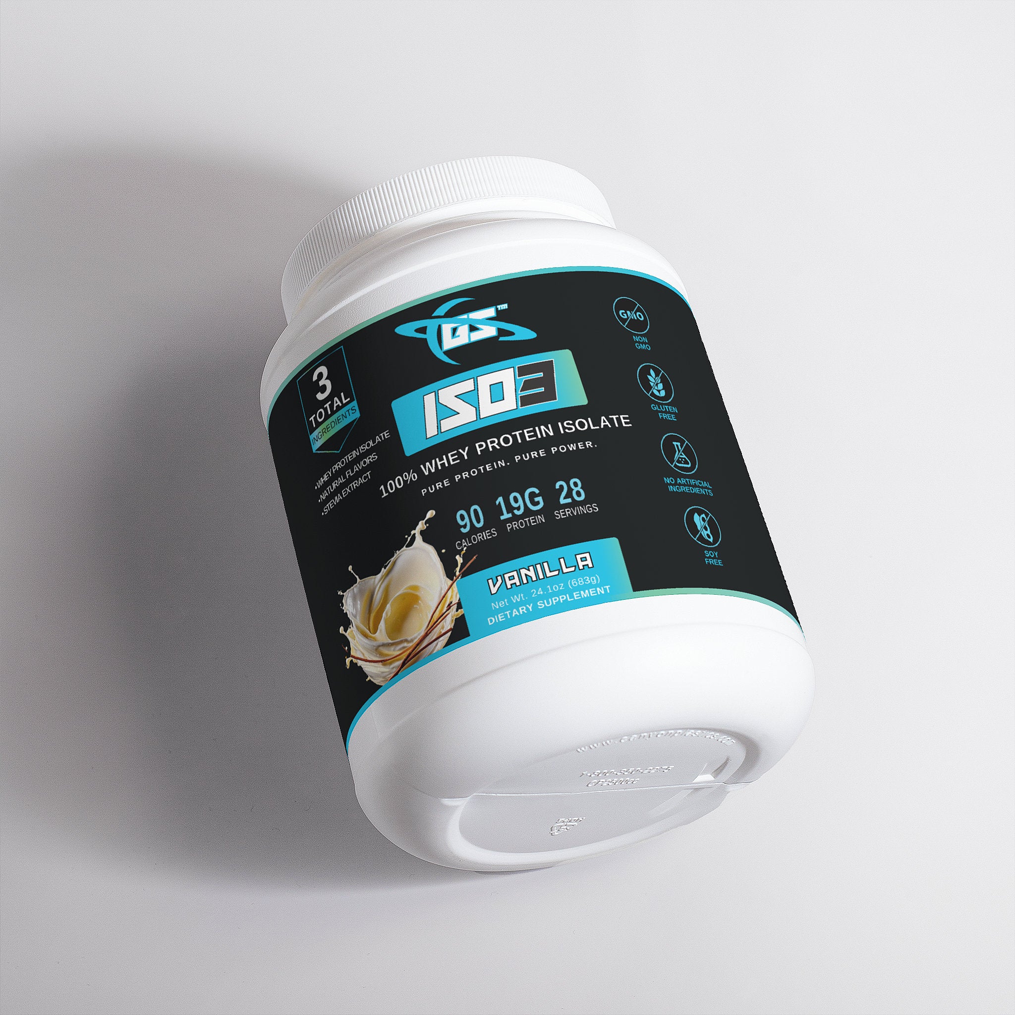 Iso3 100% Whey Protein Isolate (Vainilla)