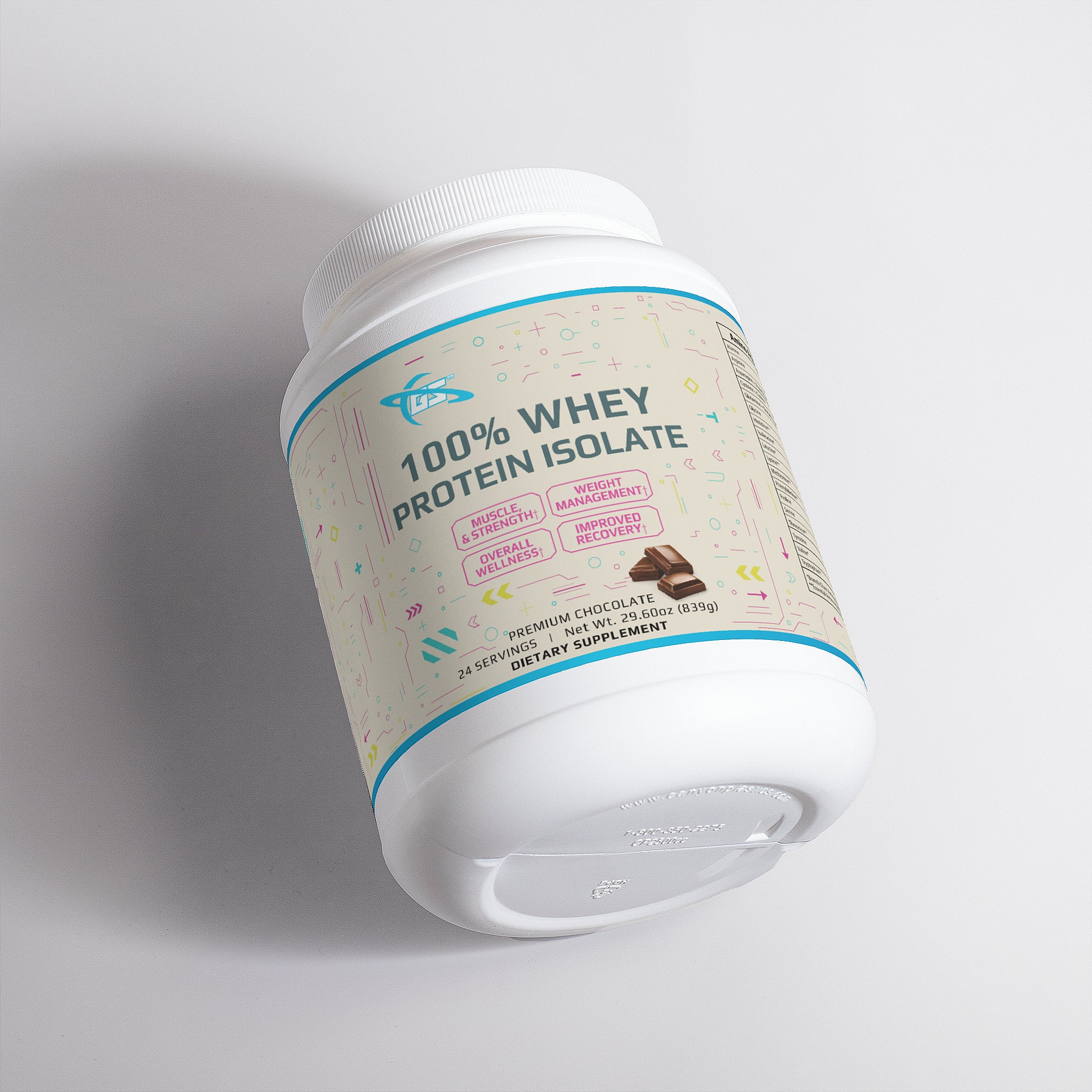 Aislado de proteína de suero 100 % avanzado (chocolate): proteína premium