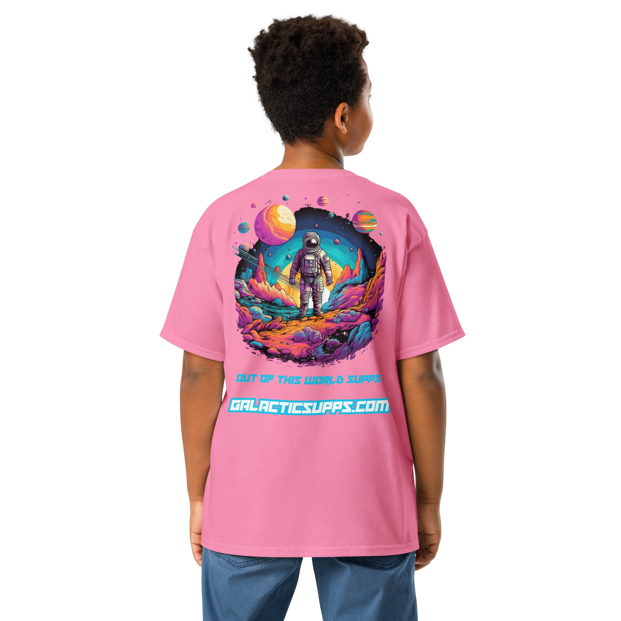 Galactic Supps Astronaut Comfort Color T-Shirt (Youth)(Unisex)(Variety of Colors)