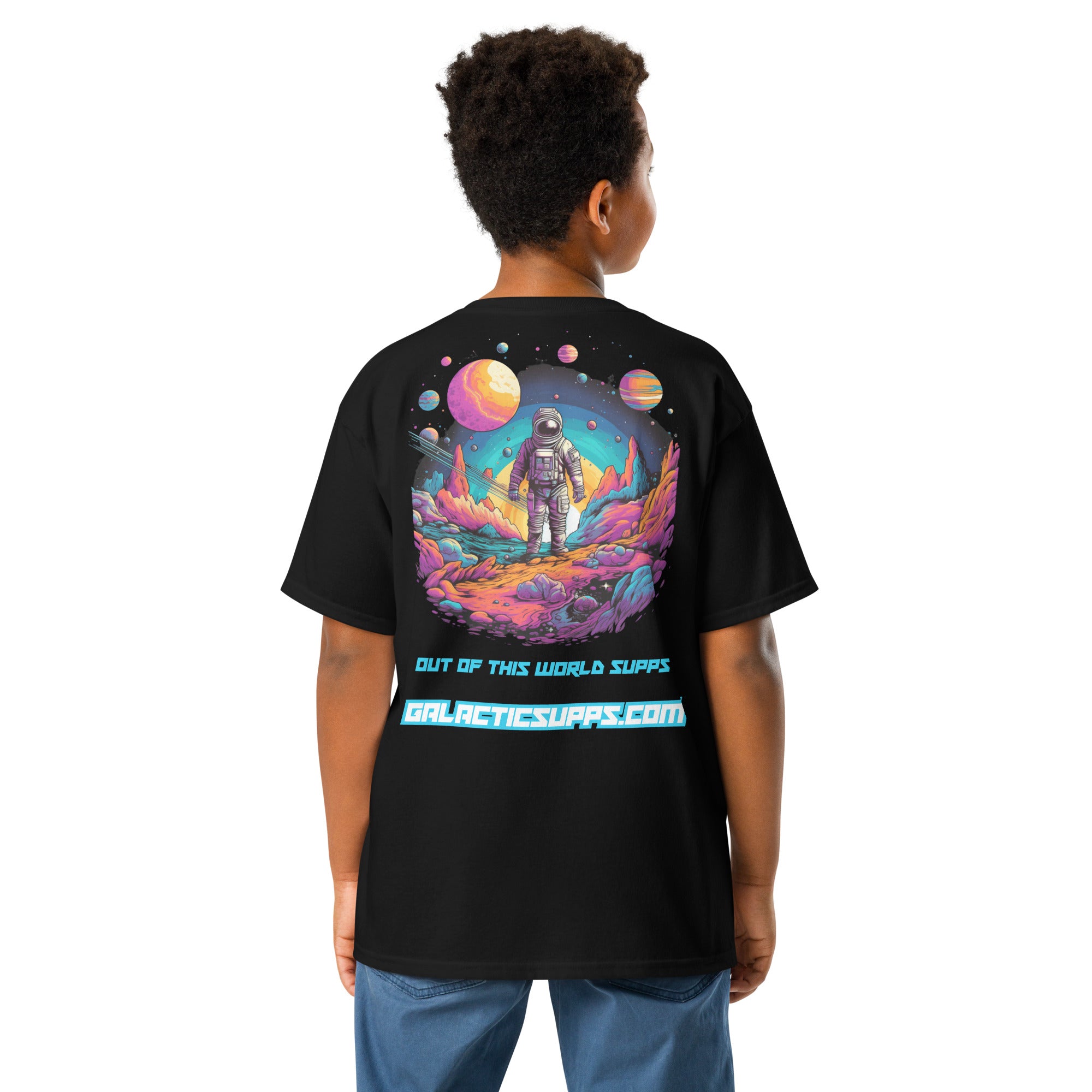 Galactic Supps Astronaut Comfort Color T-Shirt (Youth)(Unisex)(Variety of Colors)