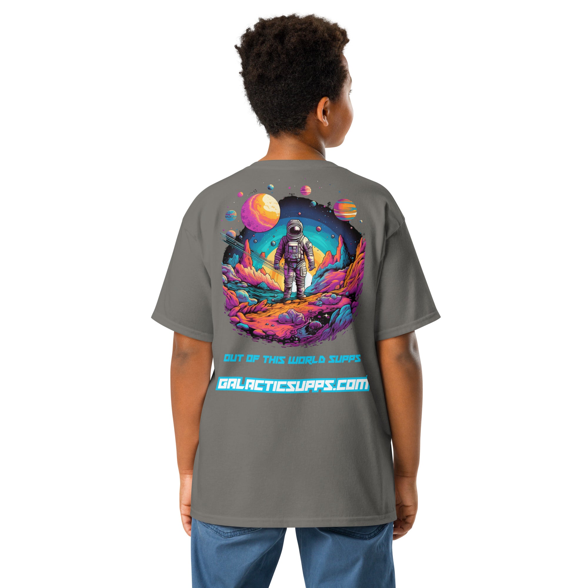 Galactic Supps Astronaut Comfort Color T-Shirt (Youth)(Unisex)(Variety of Colors)