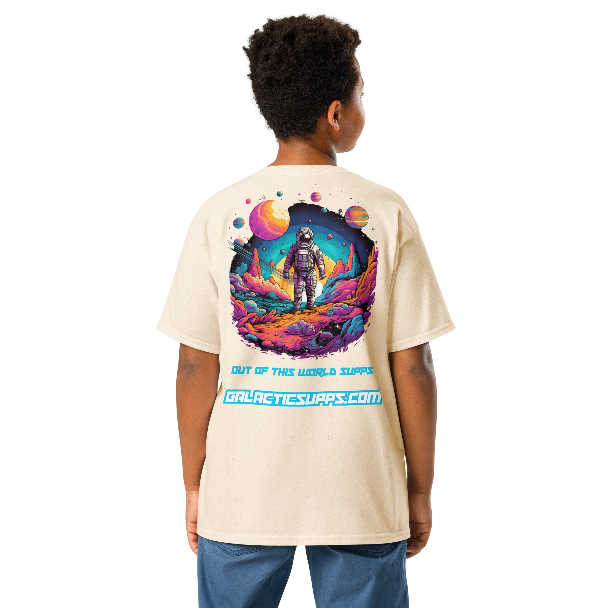 Galactic Supps Astronaut Comfort Color T-Shirt (Youth)(Unisex)(Variety of Colors)
