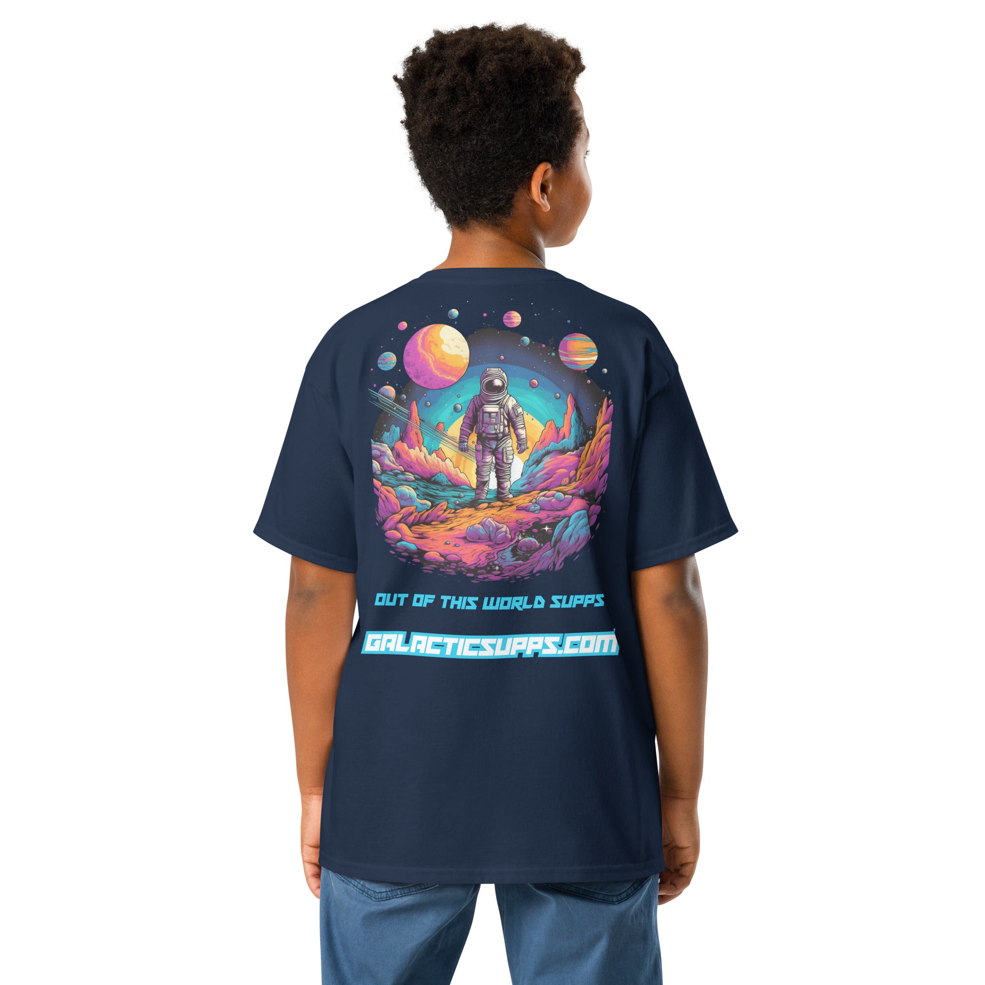 Galactic Supps Astronaut Comfort Color T-Shirt (Youth)(Unisex)(Variety of Colors)